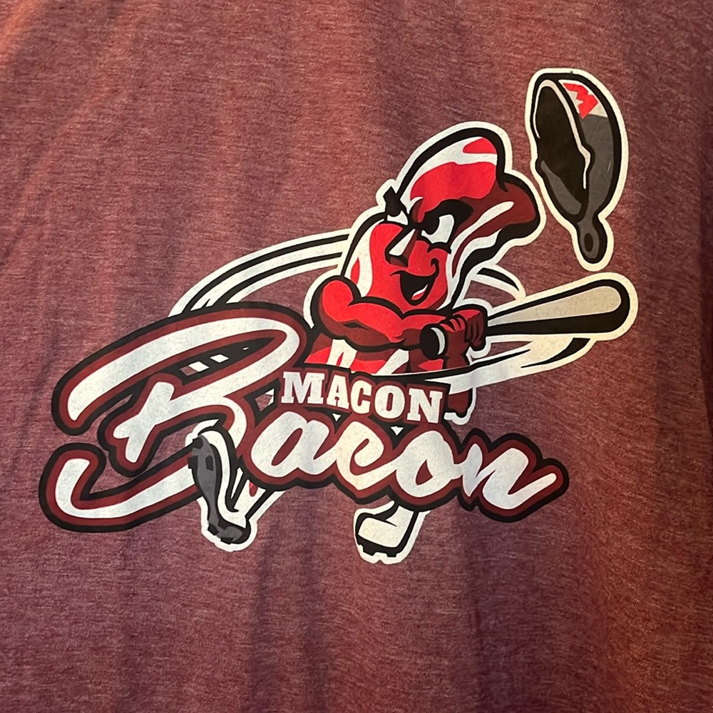 Macon Bacon XXL baseball Tshirt